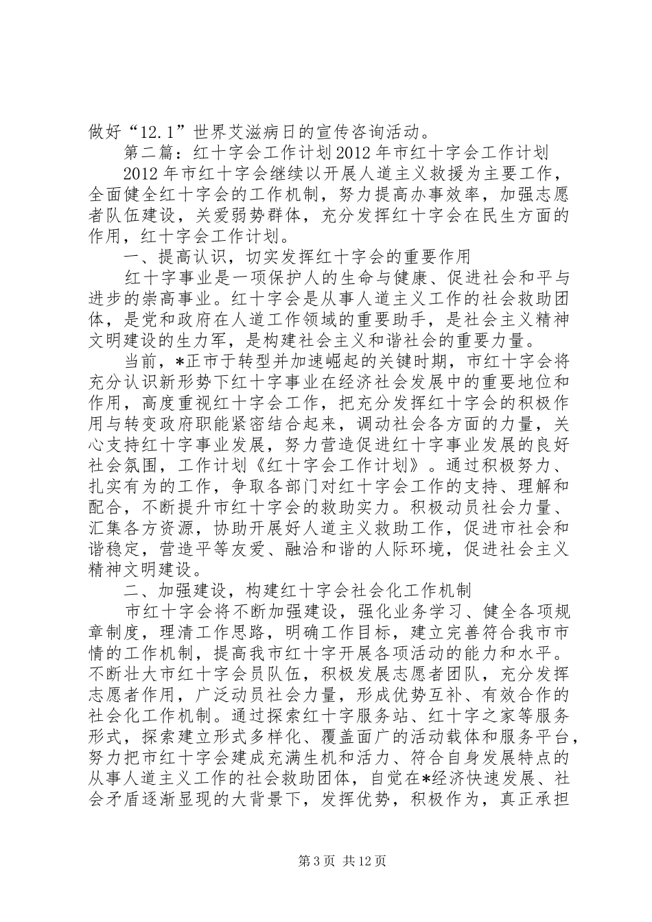 红十字会工作计划_第3页
