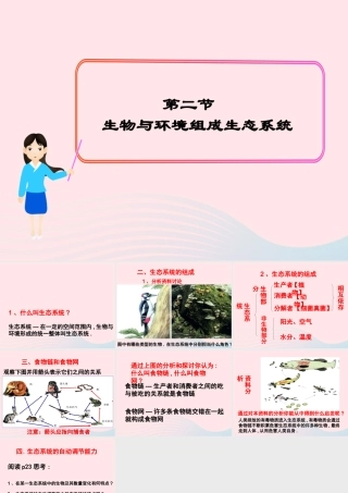 七年级生物上册 第一单元 第二章 第二节 生物与环境组成生态系统课件 (新版)新人教版 七年级生物上册 第一单元 第二章 第二节 生物与环境组成生态系统素材 (新版)新人教版-2