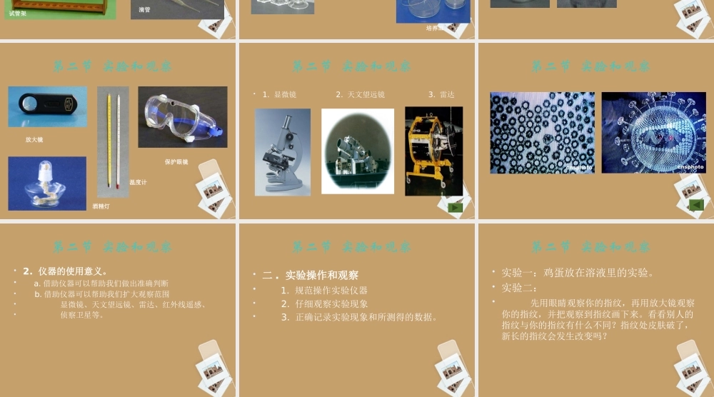 七年级科学上册(实验和观察)课件7 浙教版 课件