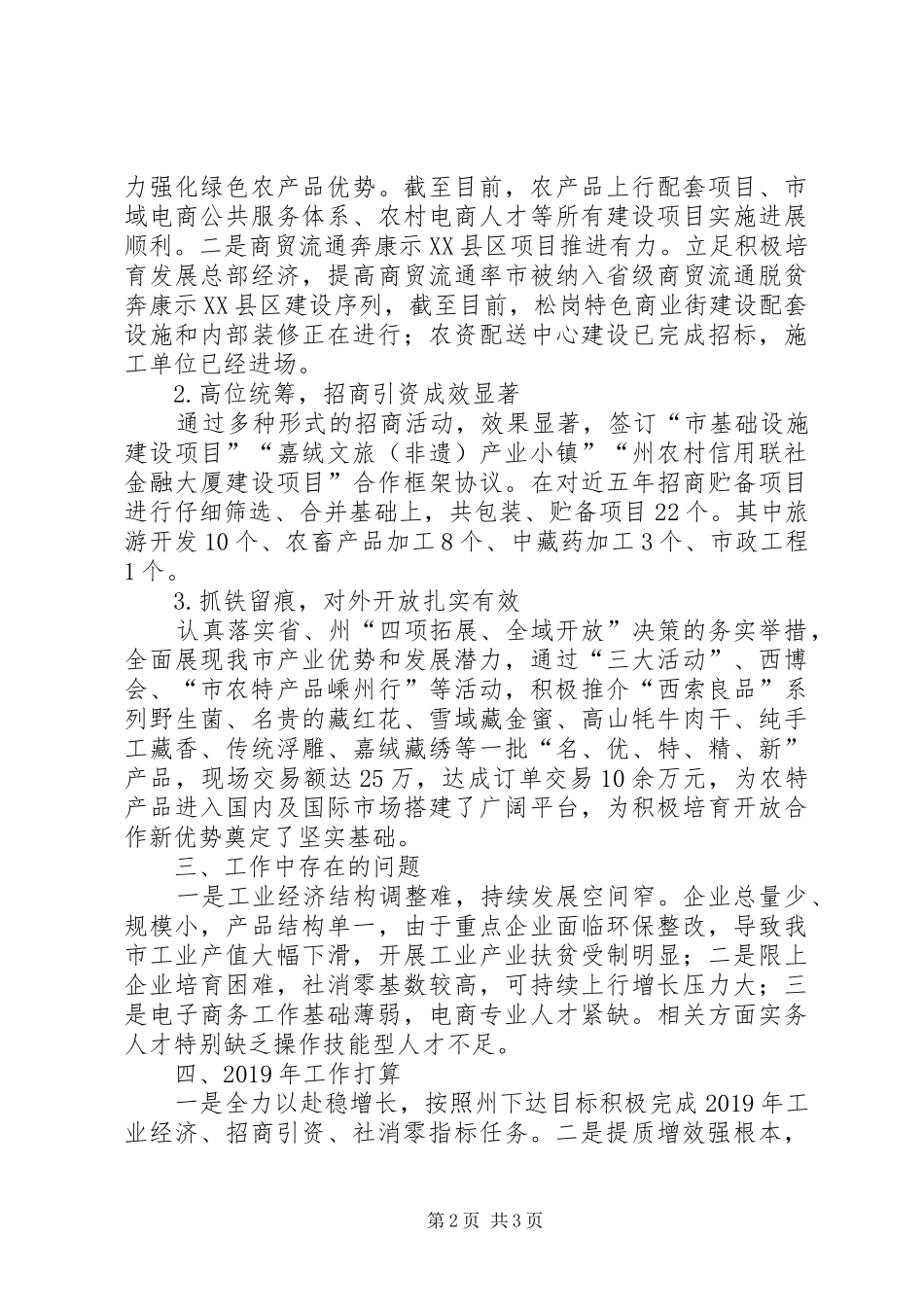 工作总结及年安排_第2页