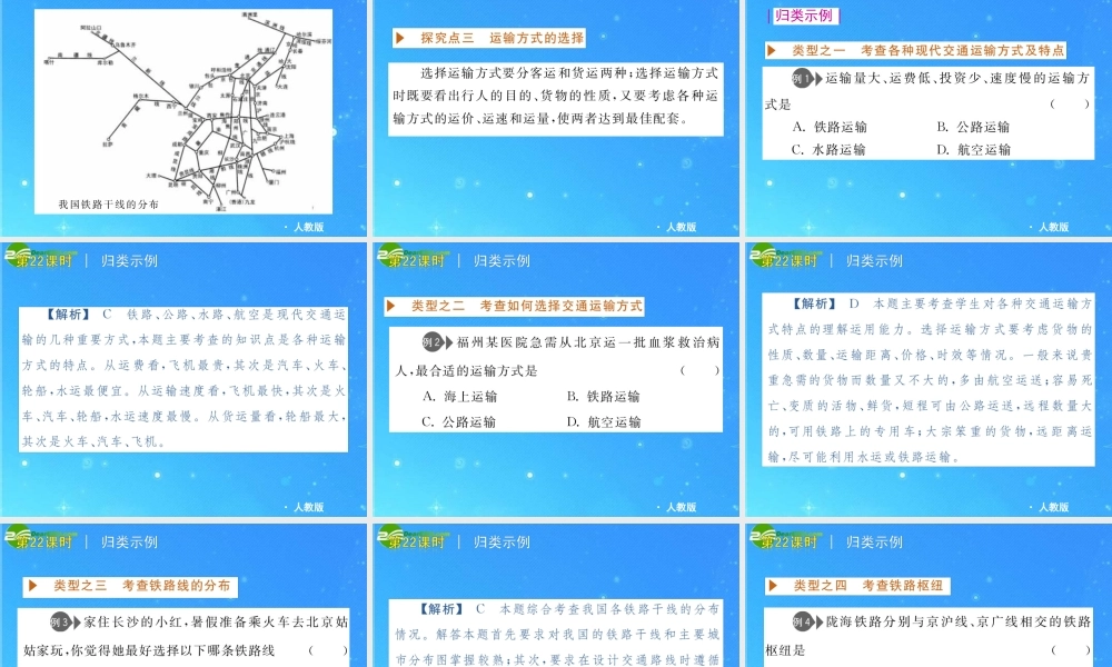 中考地理专题复习课件 第七单元 中国的经济发展 人教新课标版 课件