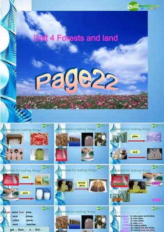 七年级英语下册 Module 1 Unit 4 Forests and land课件 牛津沈阳版 课件