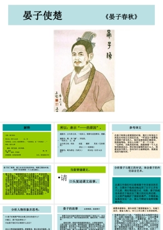 八年级语文晏子使楚课件1苏教版 课件