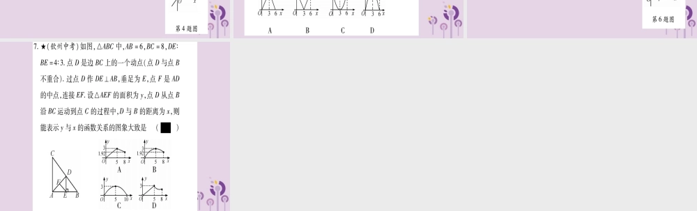 九年级数学上册 第二十二章 二次函数 222 二次函数与一元二次方程 小专题(七)函数图像的判断作业课件 (新版)新人教版 课件
