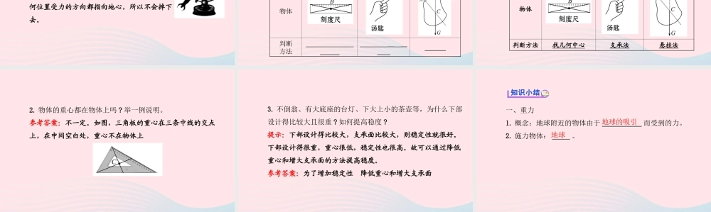 八年级物理全册 第六章 第四节 来自地球的力课件 (新版)沪科版 课件