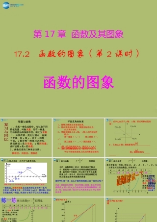 八年级数学下册 17.2.2 函数的图象课件 (新版)华东师大版 课件