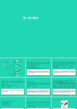 九年级政治全册 第二单元 关注自然 关注人类整合课件 湘教版 课件