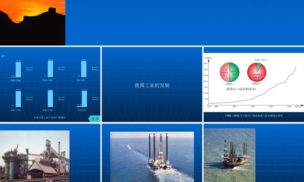 八年级地理上册 第4课 工业的发展-中图版 ppt 课件