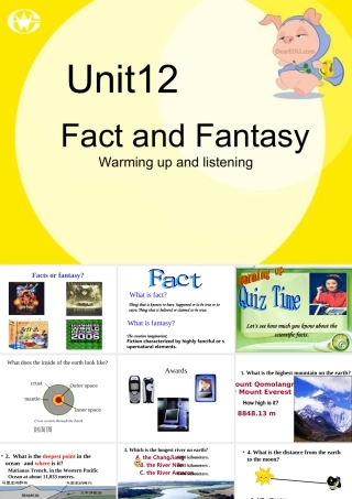 北京地区高二英语Unit12 warming and listening 人教版 课件