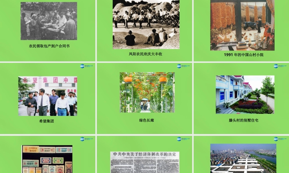 八年级历史下册 第15课 伟大的历史转折图片素材 冀教版 素材