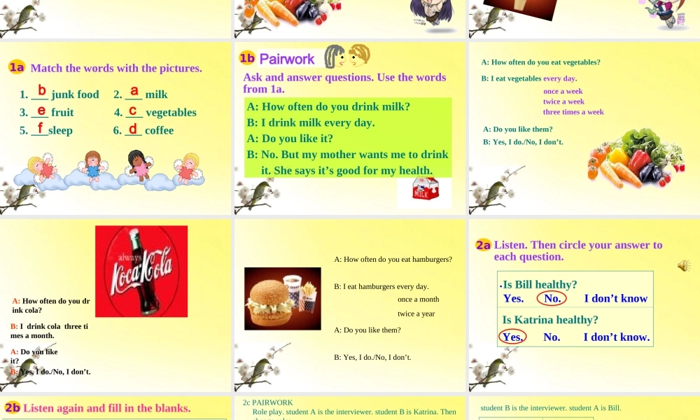 八年级英语上册 Unit1sectionBperiod课件 人教新目标版 课件