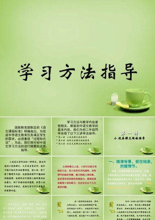 名师指津八年级语文学法 第四讲 阅读—小说课件 新人教版 课件