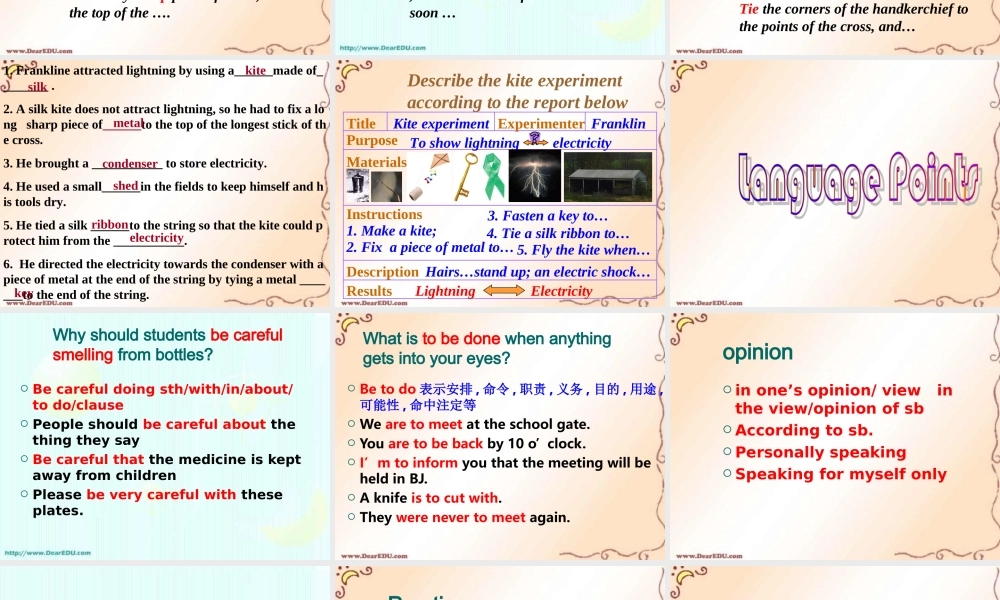 人教版高一英语Unit16 Scientists at work3 课件