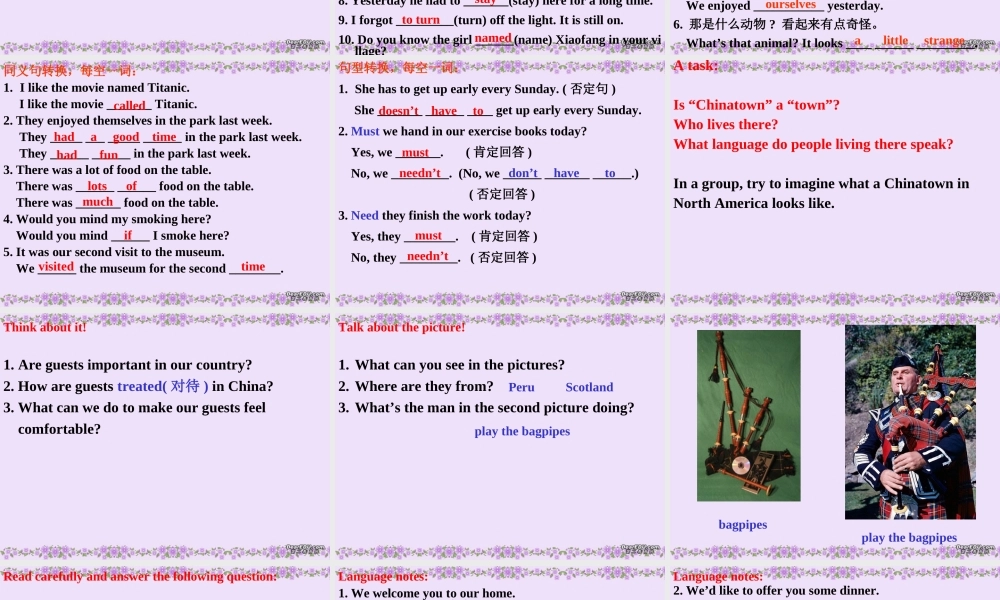 初三英语Lesson36课件 冀教版 课件