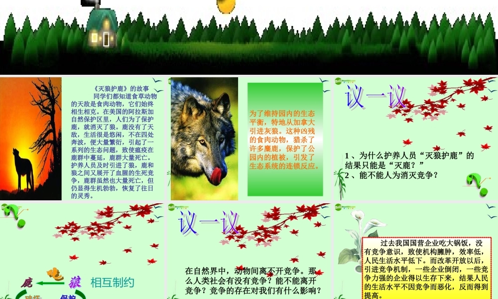 八年级政治上册 第四单元第八课第一框(竞争 合作)课件 人教新课标版 课件