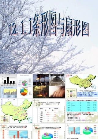 八年级数学上册 第12章 第一节(扇形图与条形图)课件 ppt 课件