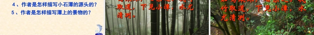 八年级语文上册 (小石潭记)课件 人教新课标版 课件