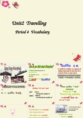 八年级英语下册 Unit 2 Travelling词汇课件 (新版)牛津版 课件