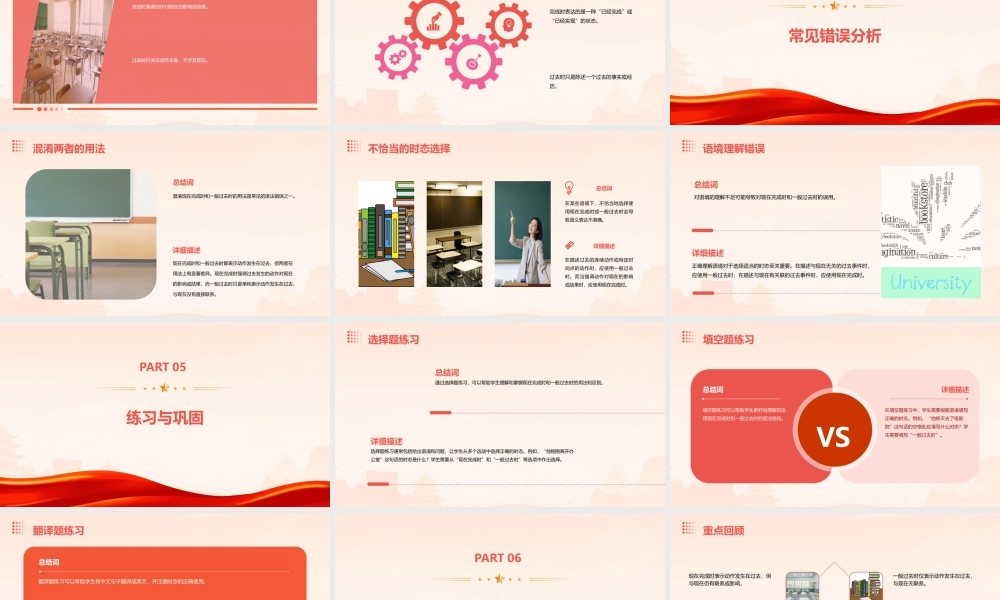 现在完成时与一般过去时的区别课件