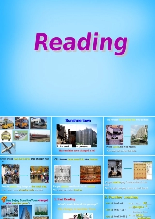 八年级英语下册 Unit 1 Past and Present Reading 1课件 (新版)牛津版 课件