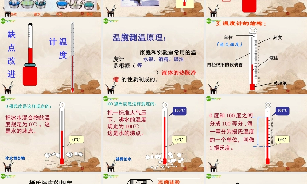 八年级物理上册 温度计课件 人教新课标版 课件