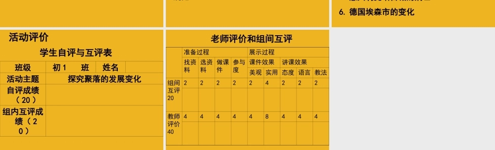 地理下册 第四节聚落的发展与景观变化课件 中图版 课件