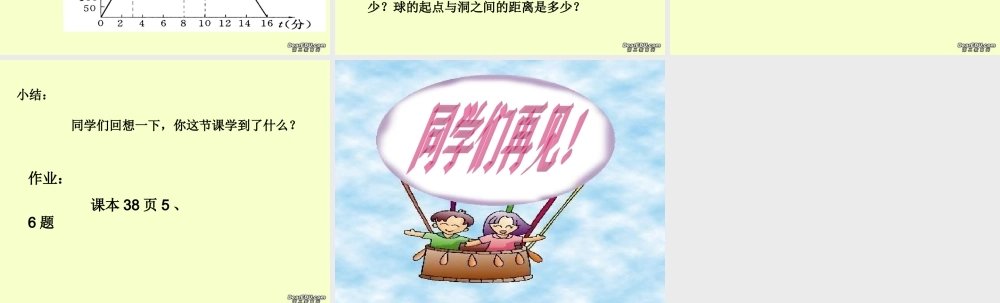 八年级数学函数的图象课件 华师大版 课件