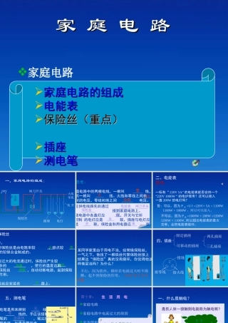 九年级物理下册 92(家庭电路)课件 教科版 课件