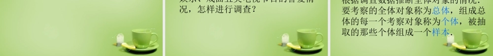 中学七年级数学下册 10.1.1 统计调查课件 (新版)新人教版 课件