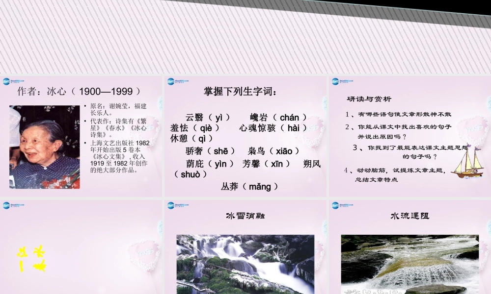 九年级语文下册 9(谈生命)课件3 新人教版 课件
