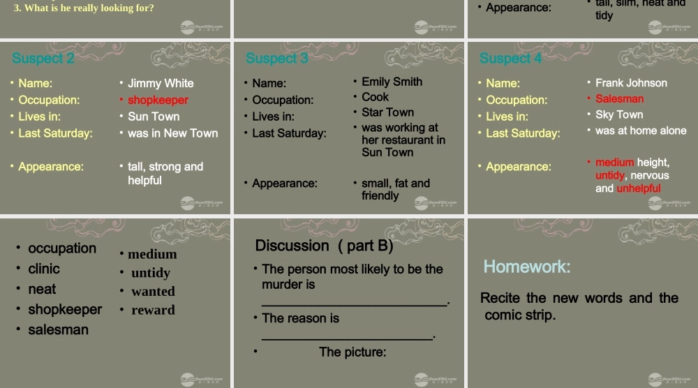 九年级英语上册 Unit 6(Detective stories)Welcome to the unit课件 牛津译林版 课件