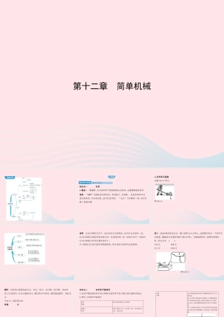 八年级物理下册 第十二章 第1节 杠杆课件 (新版)新人教版 课件