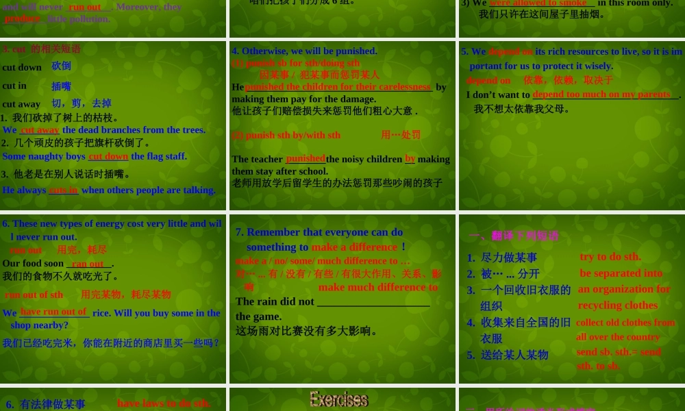 中学八年级英语下册 Unit 8 A green World Reading 2课件 (新版)牛津版 课件