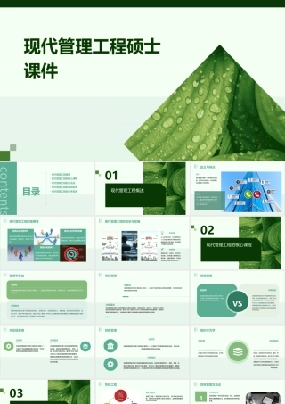 现代管理工程硕士课件