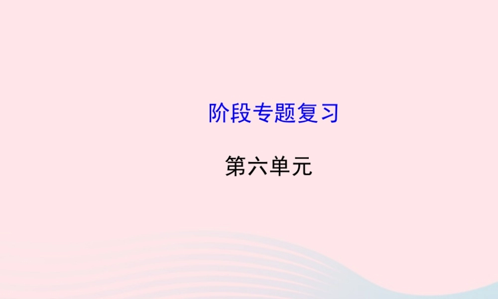 八年级历史上册 阶段专题复习 第6单元 近代经济、社会生活和文化课件 岳麓版 课件