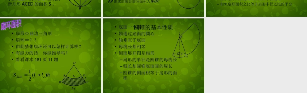 九年级数学上册 第24章 第15课时 圆柱和圆锥课件 新人教版 课件