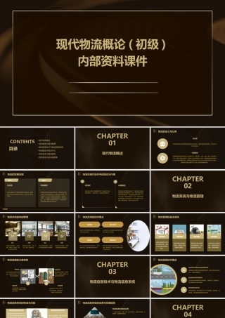 现代物流概论(初级)内部资料课件