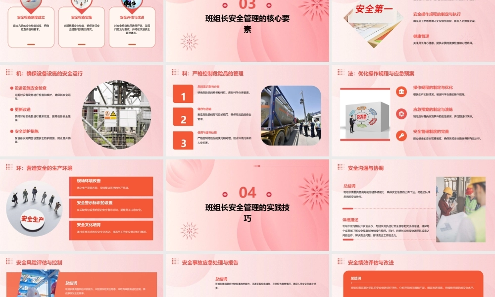 现代班组长安全管理培训通用课件