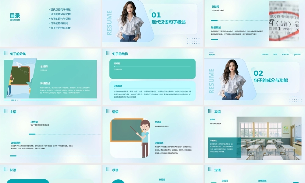 现代汉语语法讲座(句子)课件