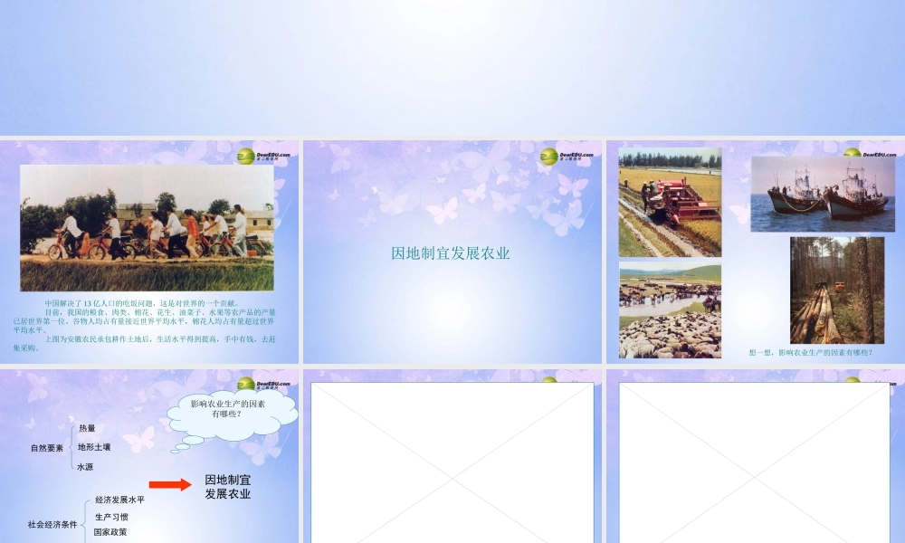 八年级地理上册 4.2 农业的发展课件 商务星球版 课件