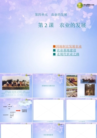 八年级地理上册 4.2 农业的发展课件 商务星球版 课件