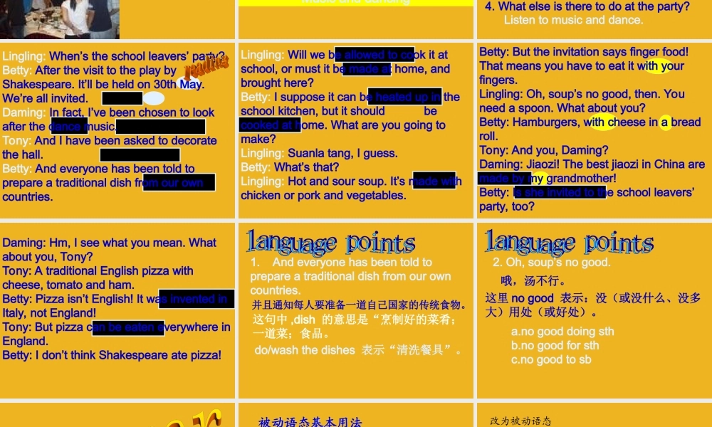 九年级英语下册 Module 7 Eating together课件 外研版 课件