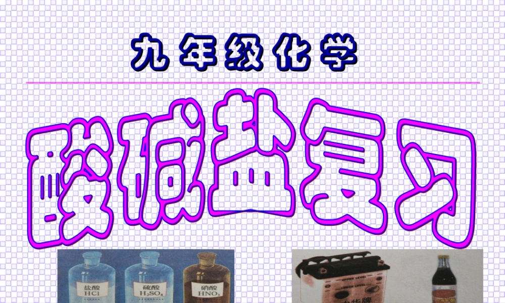 新课标初三化学公开课 酸碱盐复习课件