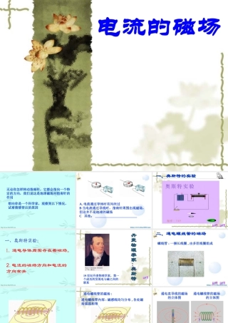 广西地区初三物理电流的磁场 浙教版 课件