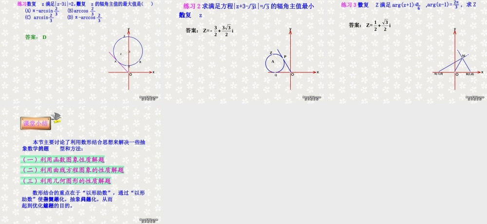 人教版数学数形结合专题复习指导 课件