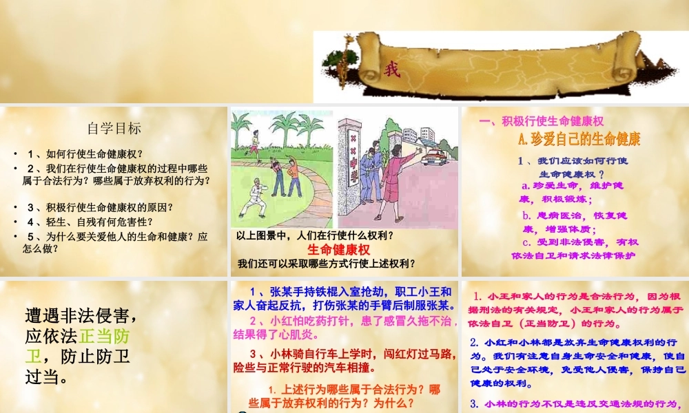 八年级政治下册 第三课 第2框 同样的权利同样的保护课件 新人教版 课件