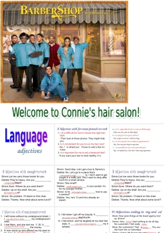 九年级英语上：Unit 2 Hair care Language课件上海牛津版 课件