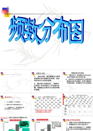 八年级数学下：18.3频数分布表与频数分布图课件(二)(北京课改版) 课件