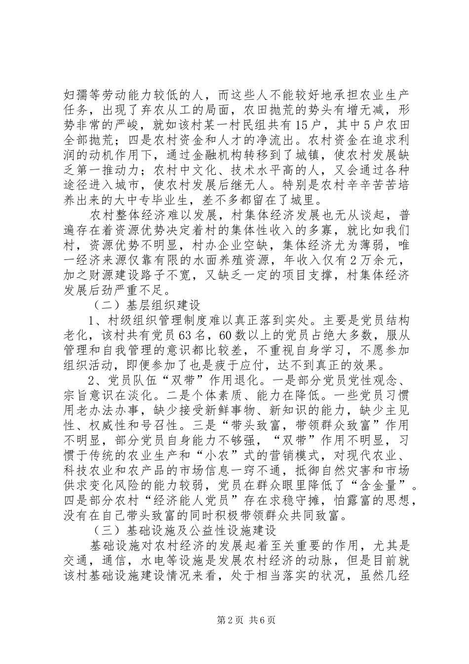 村工作计划及思路_第2页