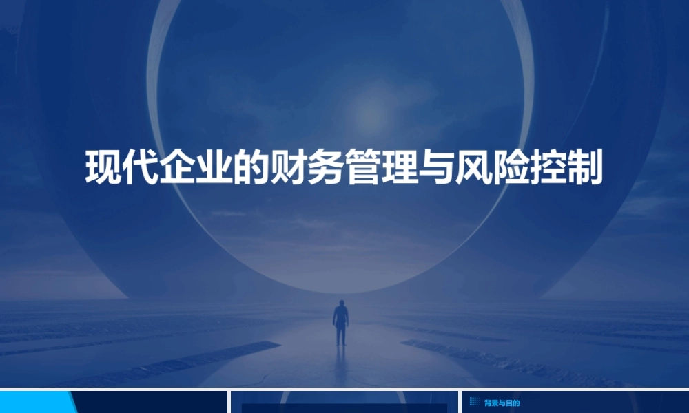 现代企业的财务管理与风险控制